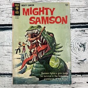 Mighty Samson Comic Book [December 1966] Vintage Gold‎ Key Arctic Monster